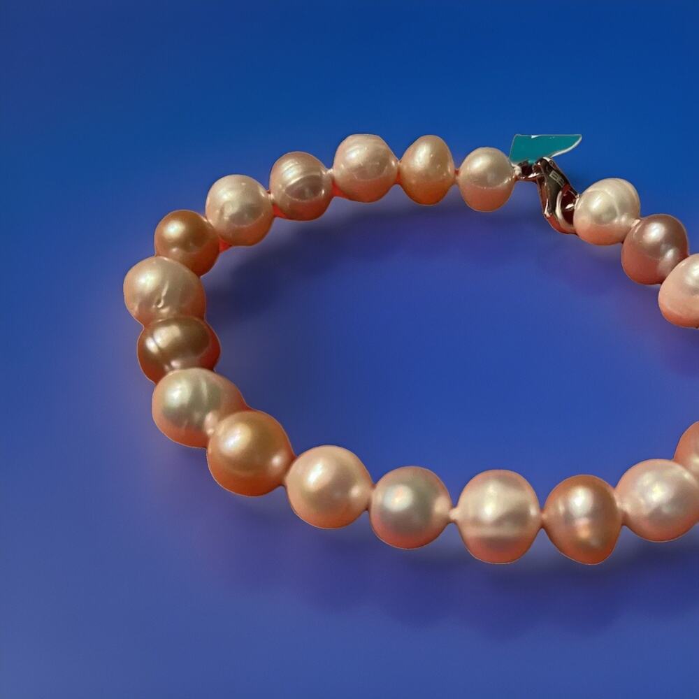 NEW! Effy Pink & White Freshwater Pearl Bracelet / FREE U.S. SHIPPING